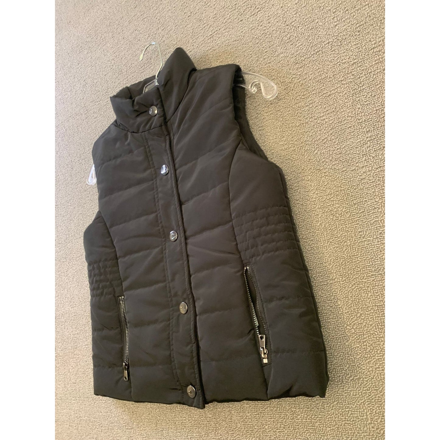 Mayoral Girls Size 12 Black Reversible Puffer Vest Outerwear