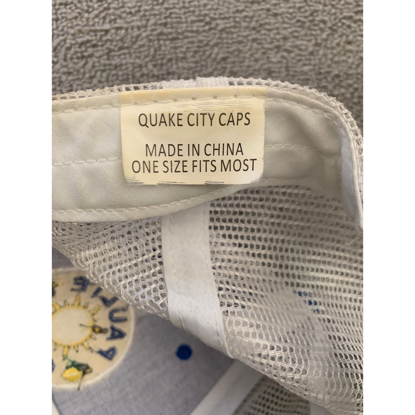 Paulie Gee's Men One Size Blue White Trucker Hat Cap
