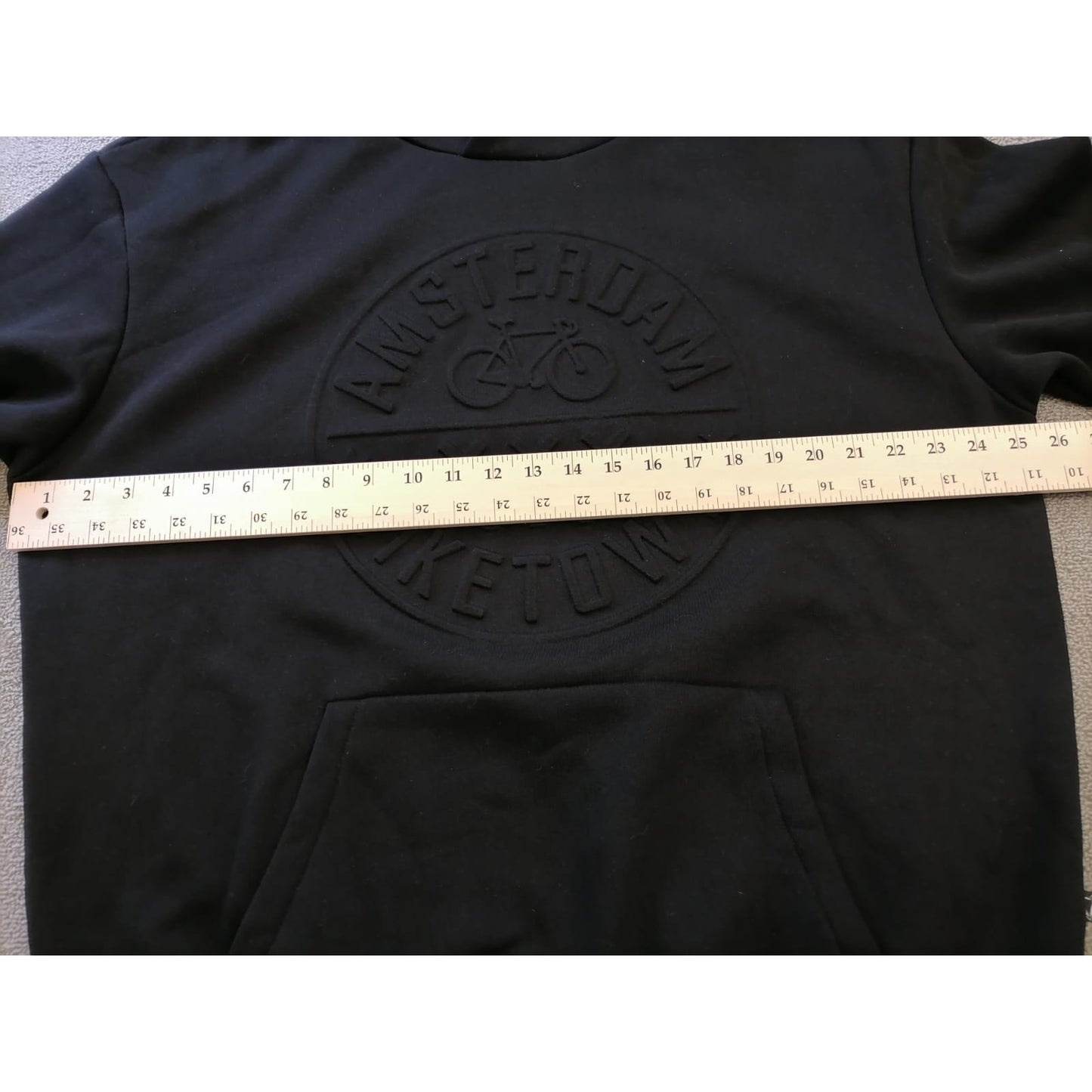Fox Originals Male XXL Amsterdam Black Pullover Hoodie Casual Everyday Warmth