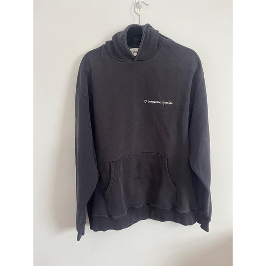 Krost Hoodie Men XL Black Someone Special Support Our Friends Graphic