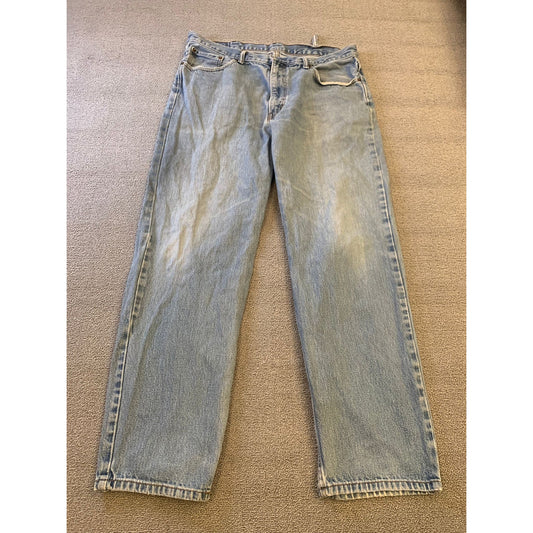 Levi's 550 Men 38x32 Blue Loose Fit Tapered Leg Jeans