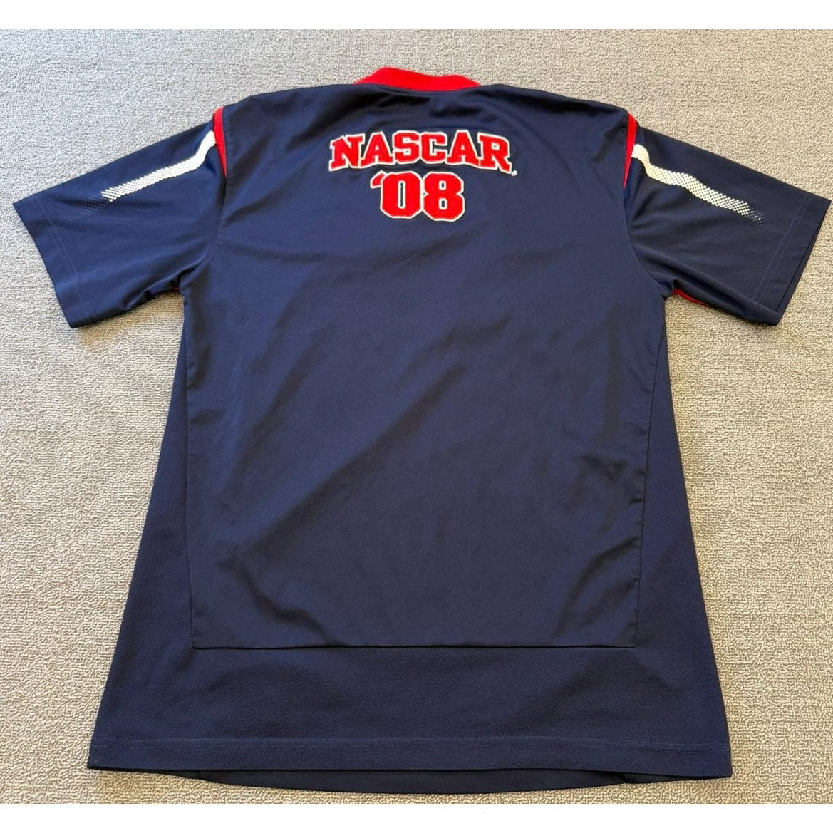 NASCAR Mens S Navy Blue Racing '08 T-Shirt Officially Licensed Apparel Top