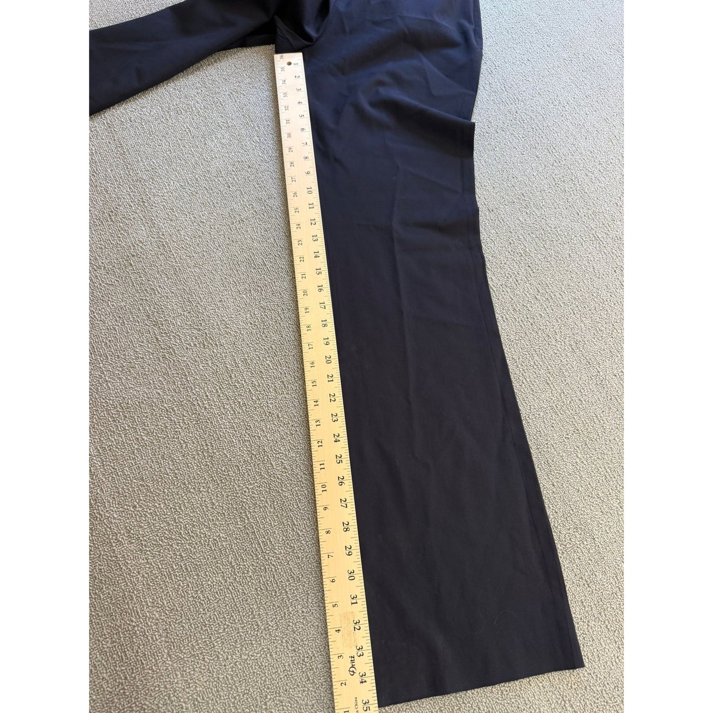 BOSS Hugo Boss Women's Dark Navy Wide Leg Pants US 10 Professional Style