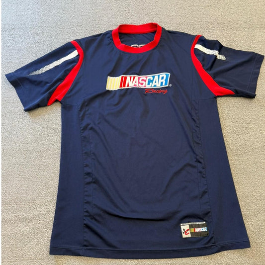 NASCAR Mens S Navy Blue Racing '08 T-Shirt Officially Licensed Apparel Top