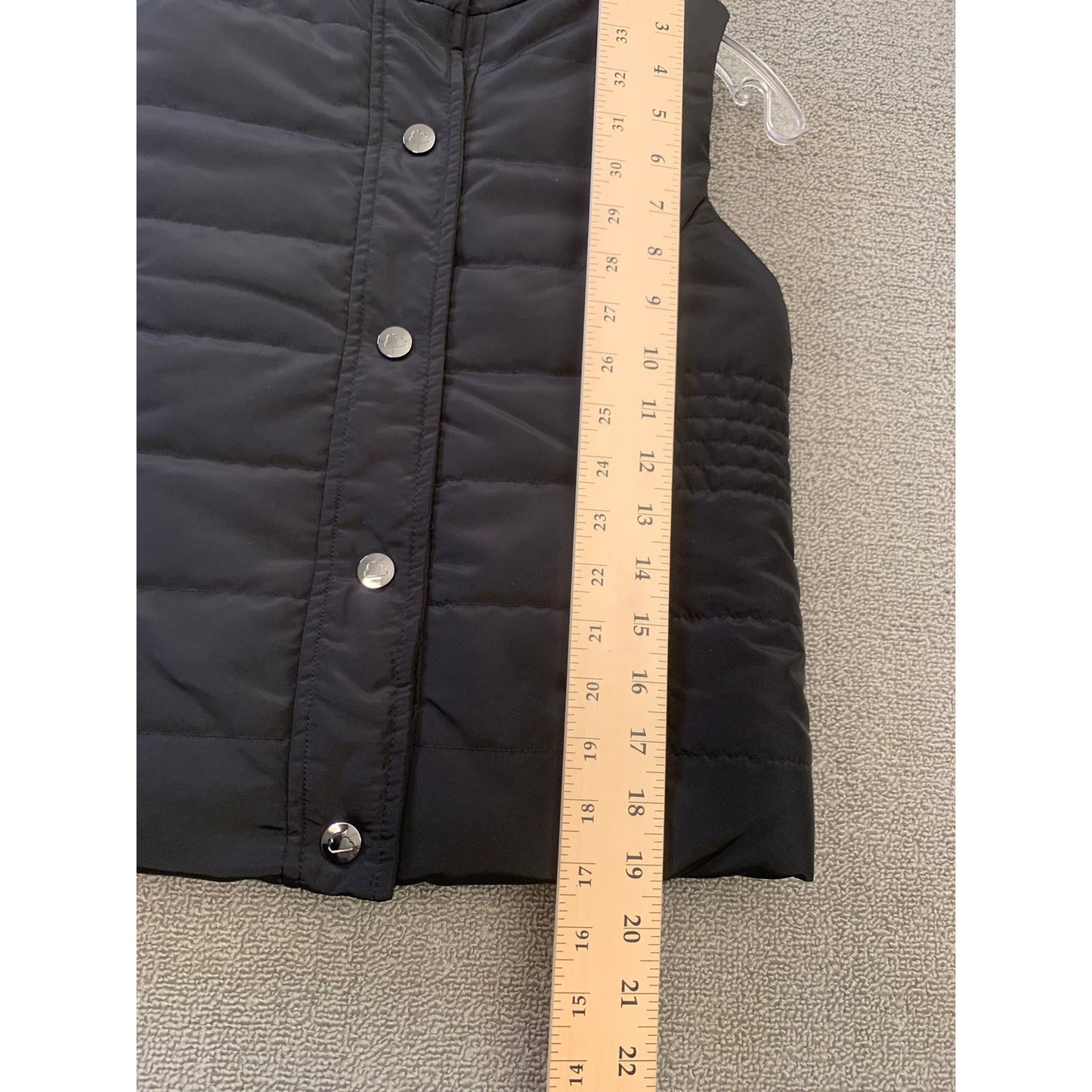 Mayoral Girls Size 12 Black Reversible Puffer Vest Outerwear