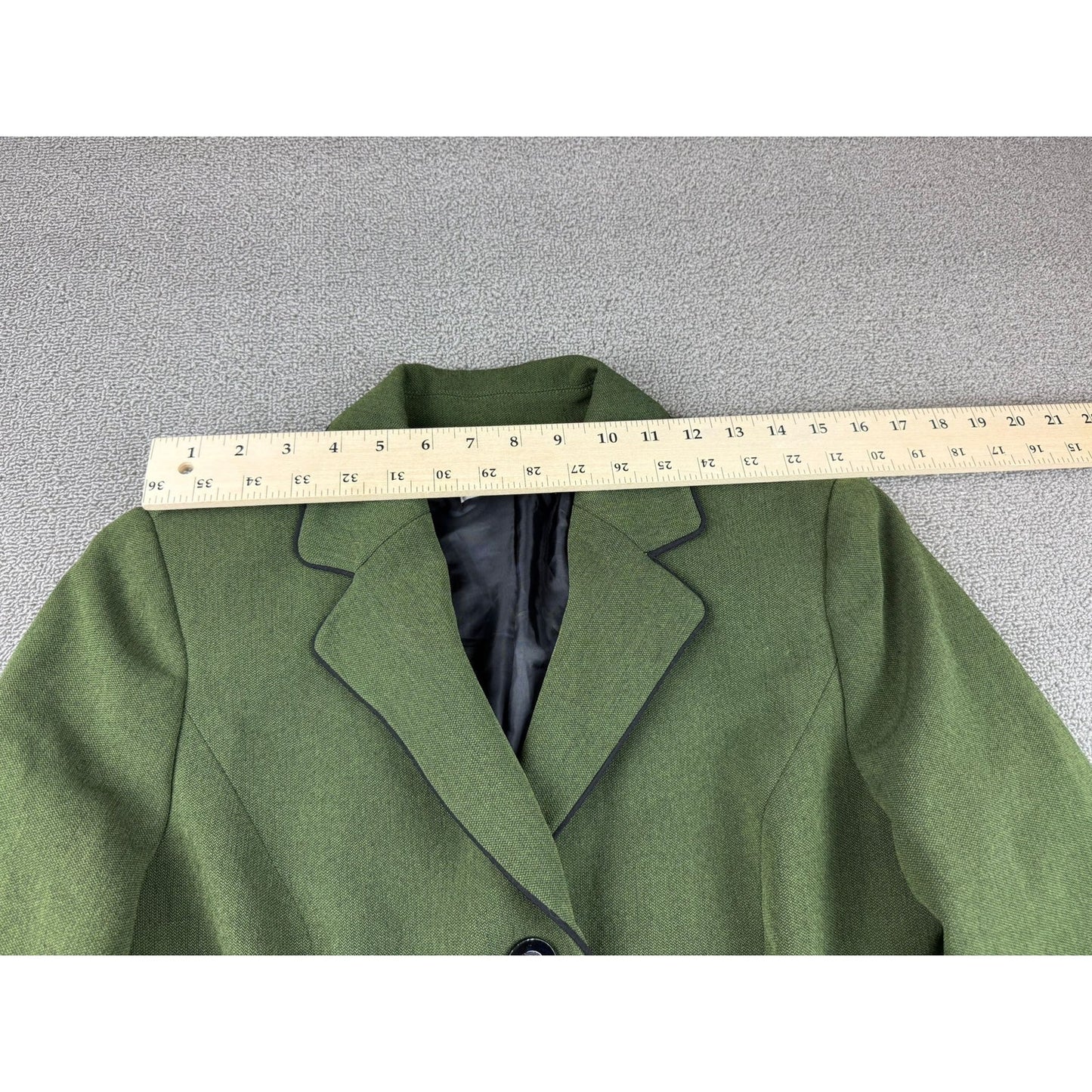Kasper Women Small Olive Green Blazer Jacket Workwear Business Casual