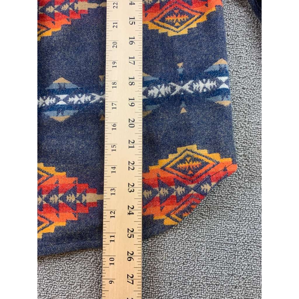 Pendleton Shirt Mens XS Gray Virgin Wool Button Front Long Sleeve Chest Pocket