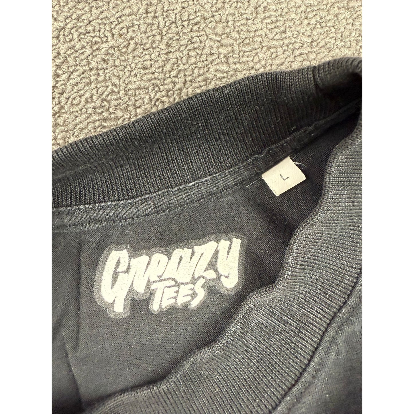 Greazy Tees Men's Large Black Succession TV Show T-Shirt Logan Roy