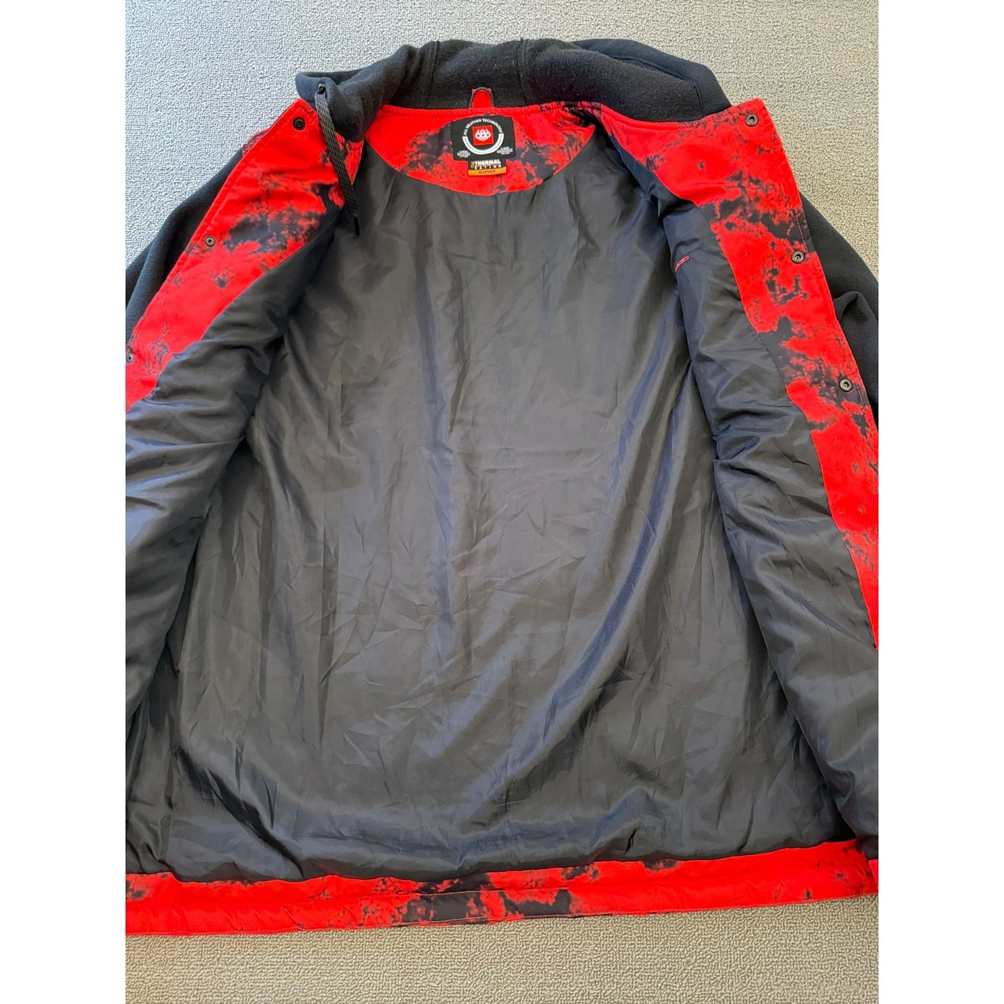 686 Mens Bedwin Insulated Jacket Size L Solar Tie