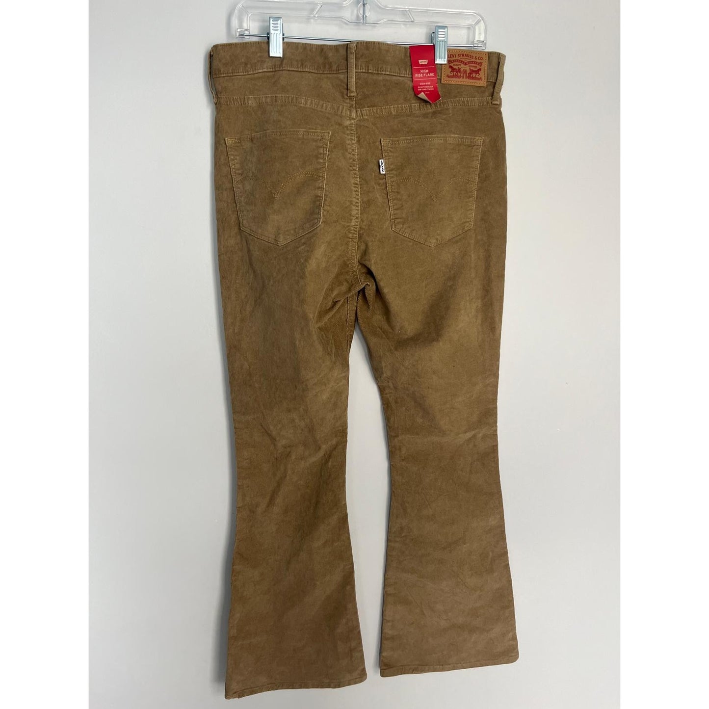 Levi's Corduroy Flare Pants Women 31 High Rise Brown NWT Retro Y2K
