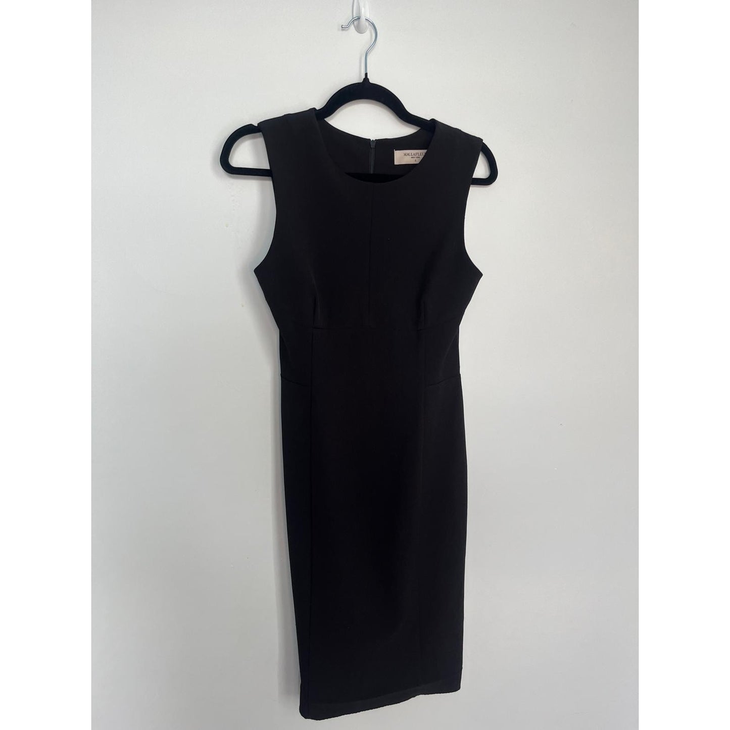 MM Lafleur Sheath Dress Women 4 Black Sleeveless Work Office Minimalist