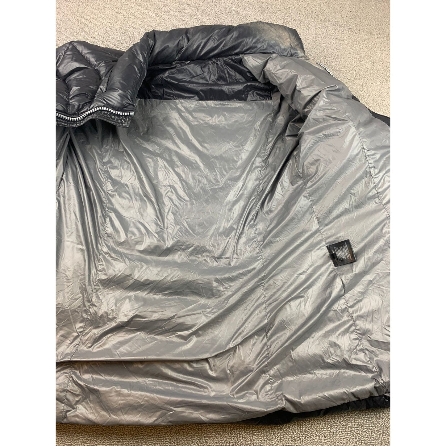 Karl Lagerfeld Womens Medium Black Down Puffer Jacket