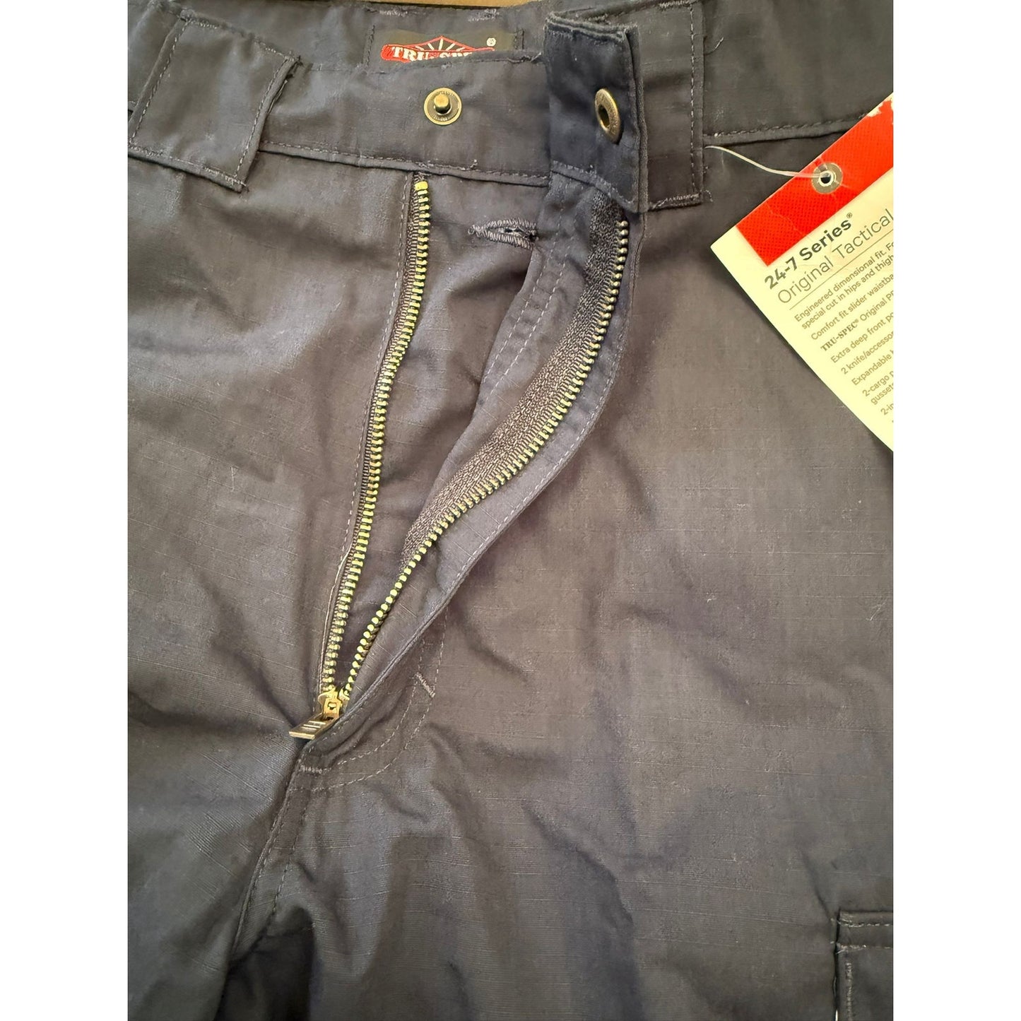 Tru-Spec Men 34 24-7 Series Navy Blue Tactical Cargo Pants Workwear Utility