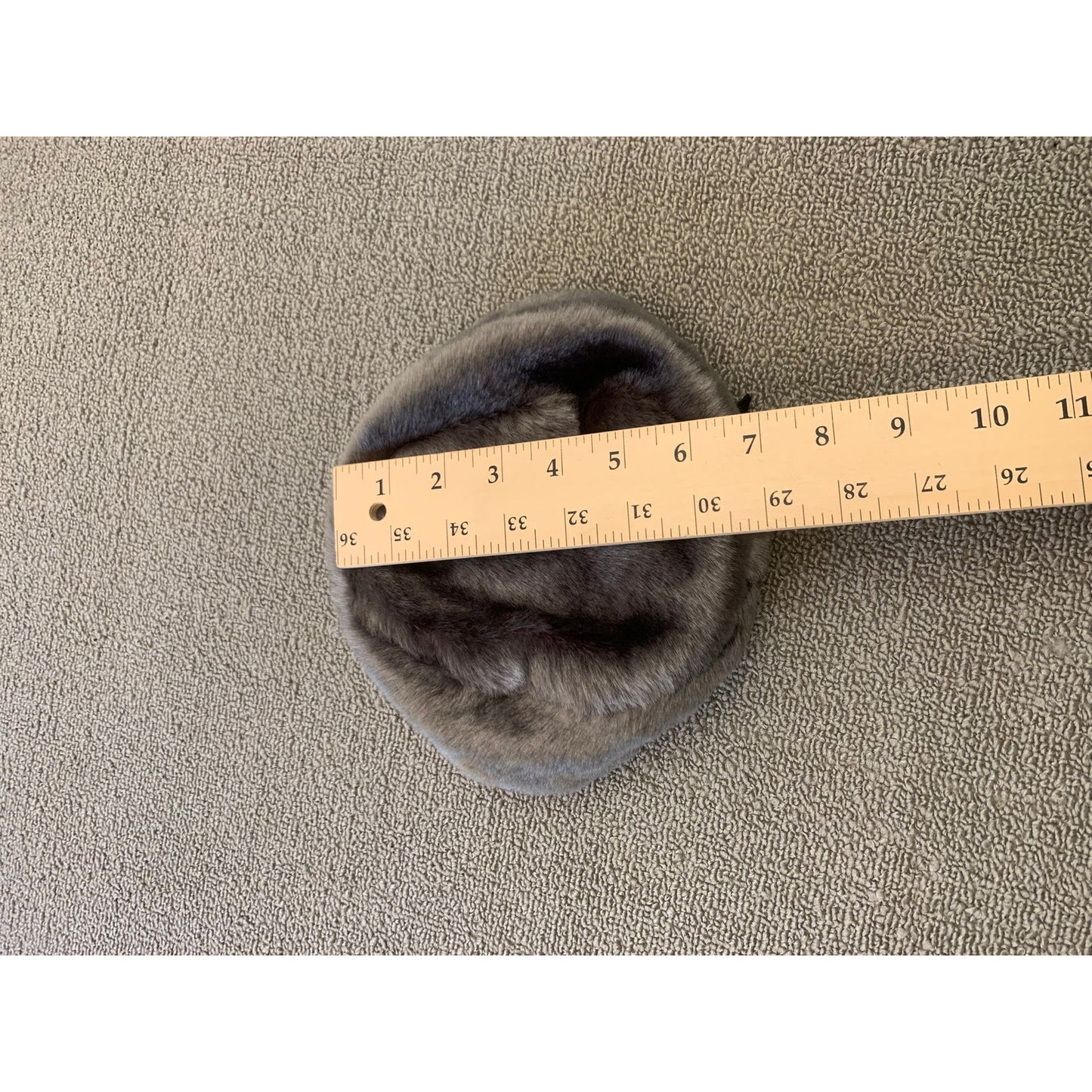 Rachel Riley For Eloise Baby Size 4 Gray Faux Fur Hat