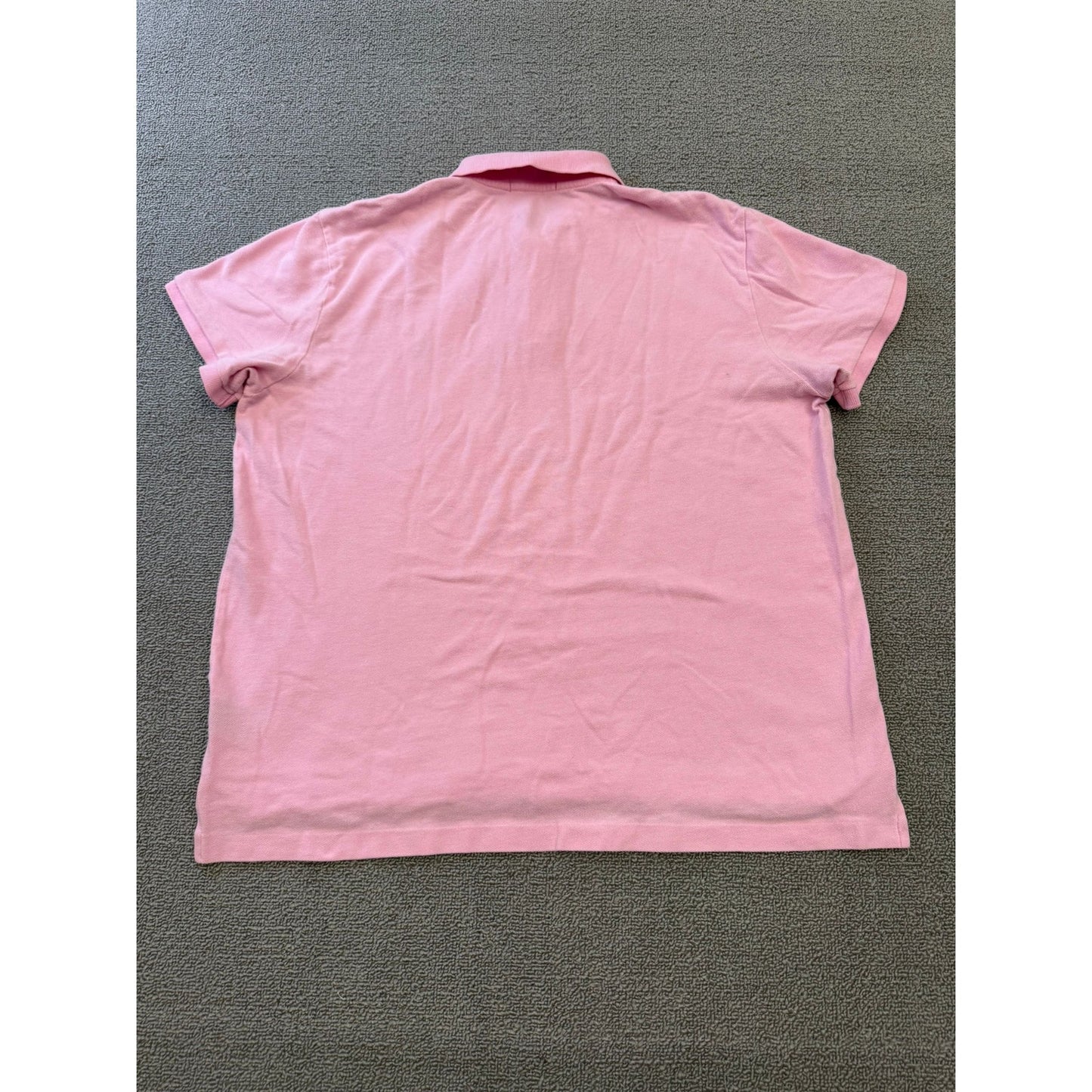 Ralph Lauren XL Pink Polo Shirt Rugby Short Sleeve Collared