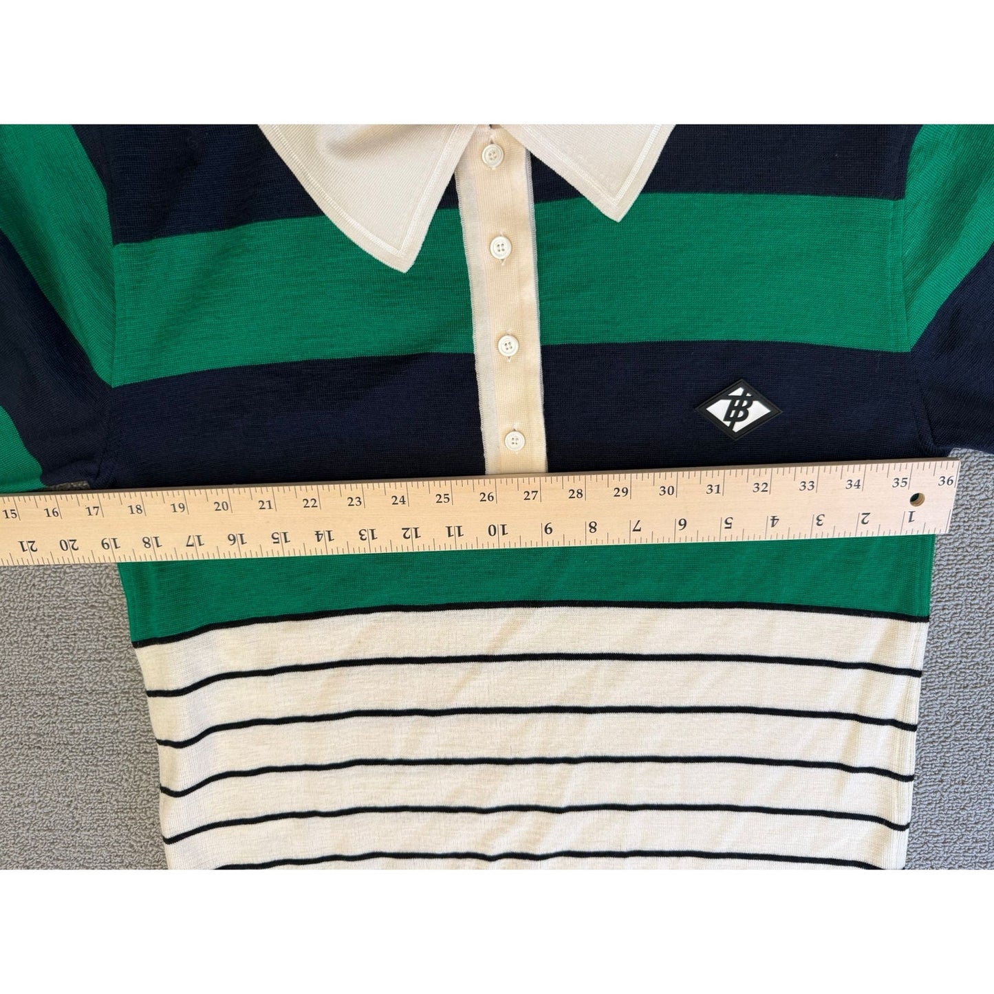 Burberry Women's XS Burberry Dress Polo Shirt Reconstructed