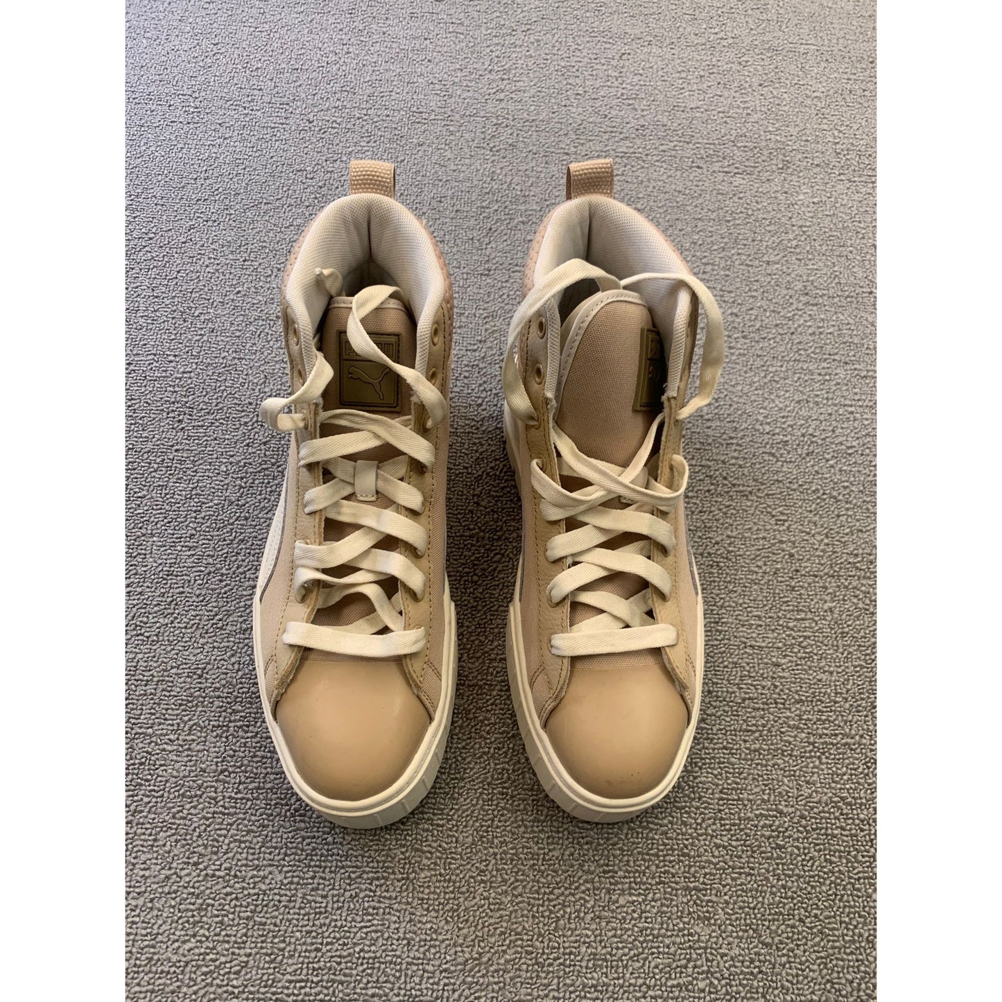 PUMA Men US 9.5 Brown High Top Sneakers