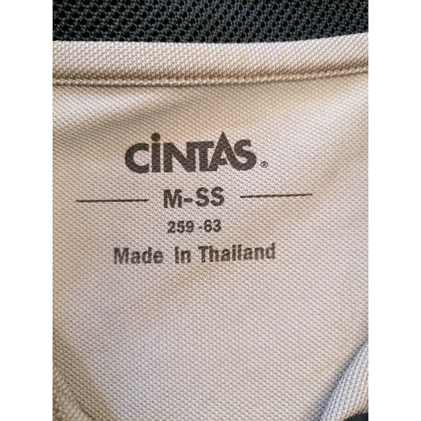 CINTAS Madison Square Garden Men M-SS Work Polo Light MSG Short Sleeve Grey