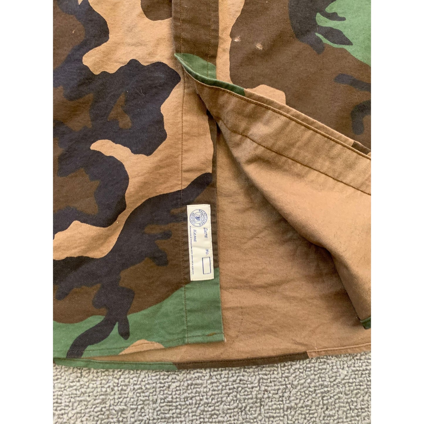 Ralph Lauren Men's Large Green Camo Classic Fit Long Sleeve Button Shirt