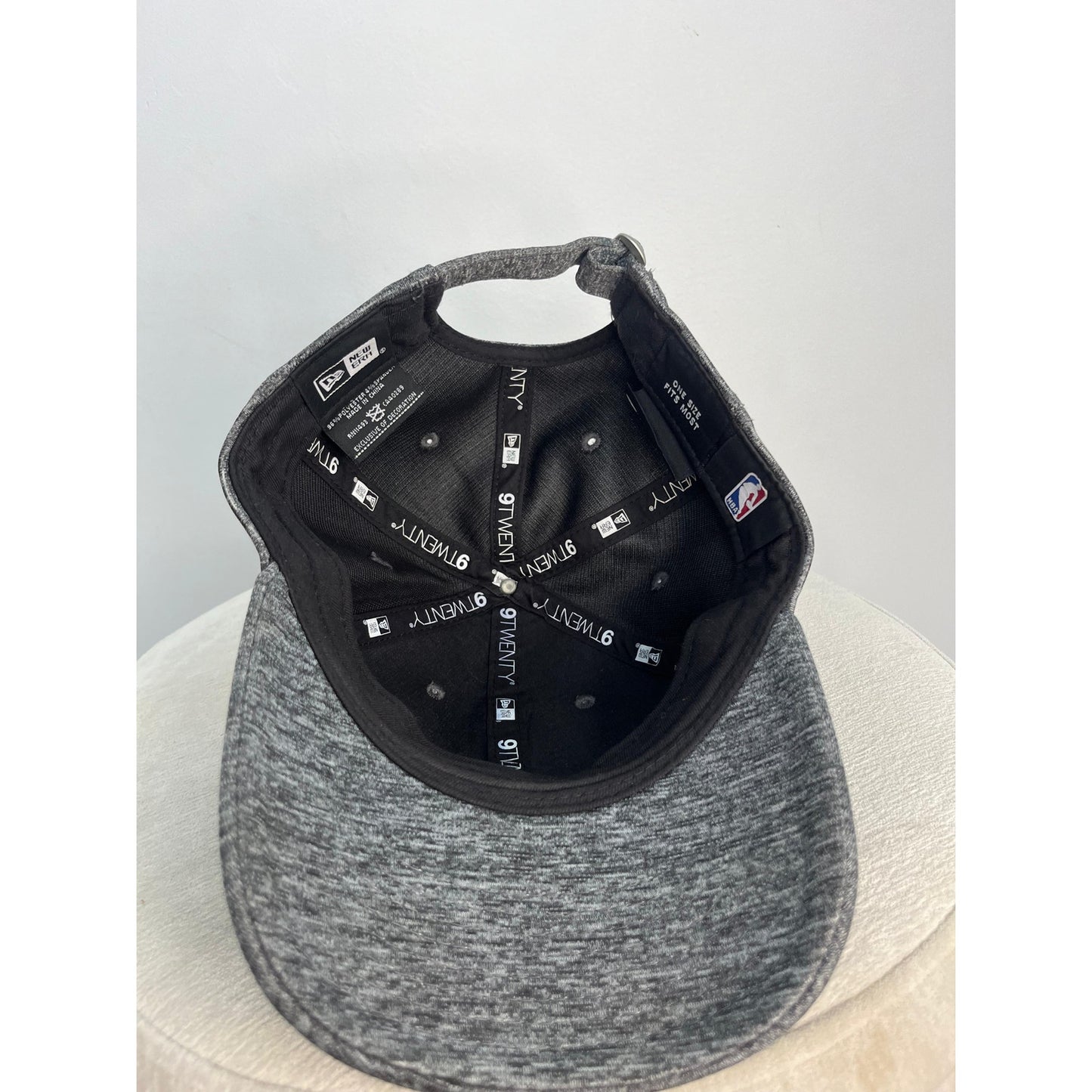 New Era Chicago Bulls Hat Mens One Size Gray Heather Adjustable Cap NBA