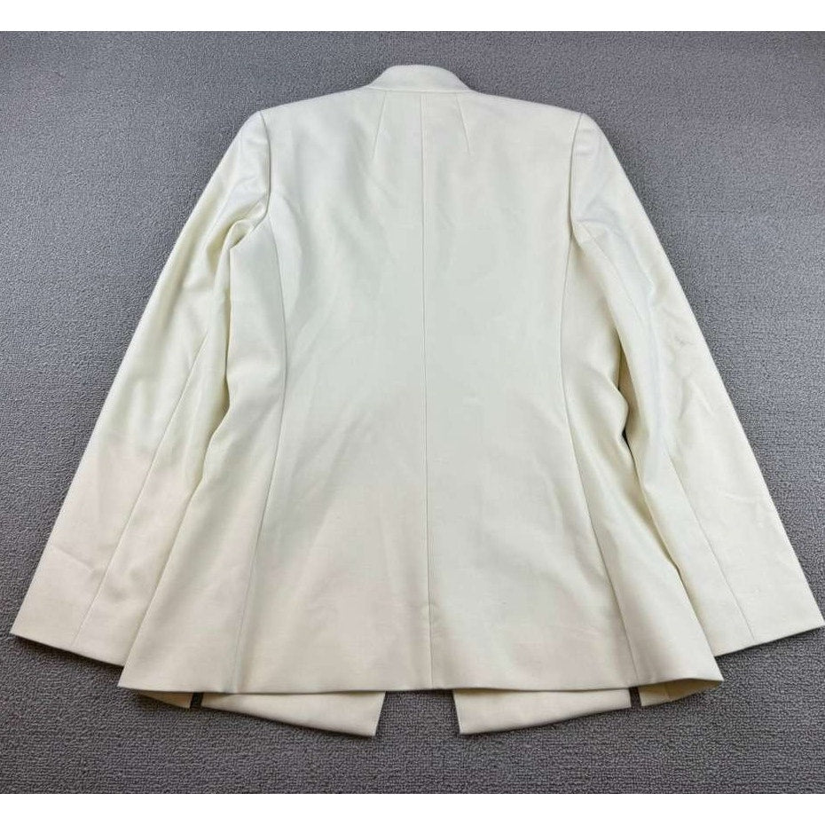 Elie Tahari Women's Size 4 White Business Office Blazer Jacket