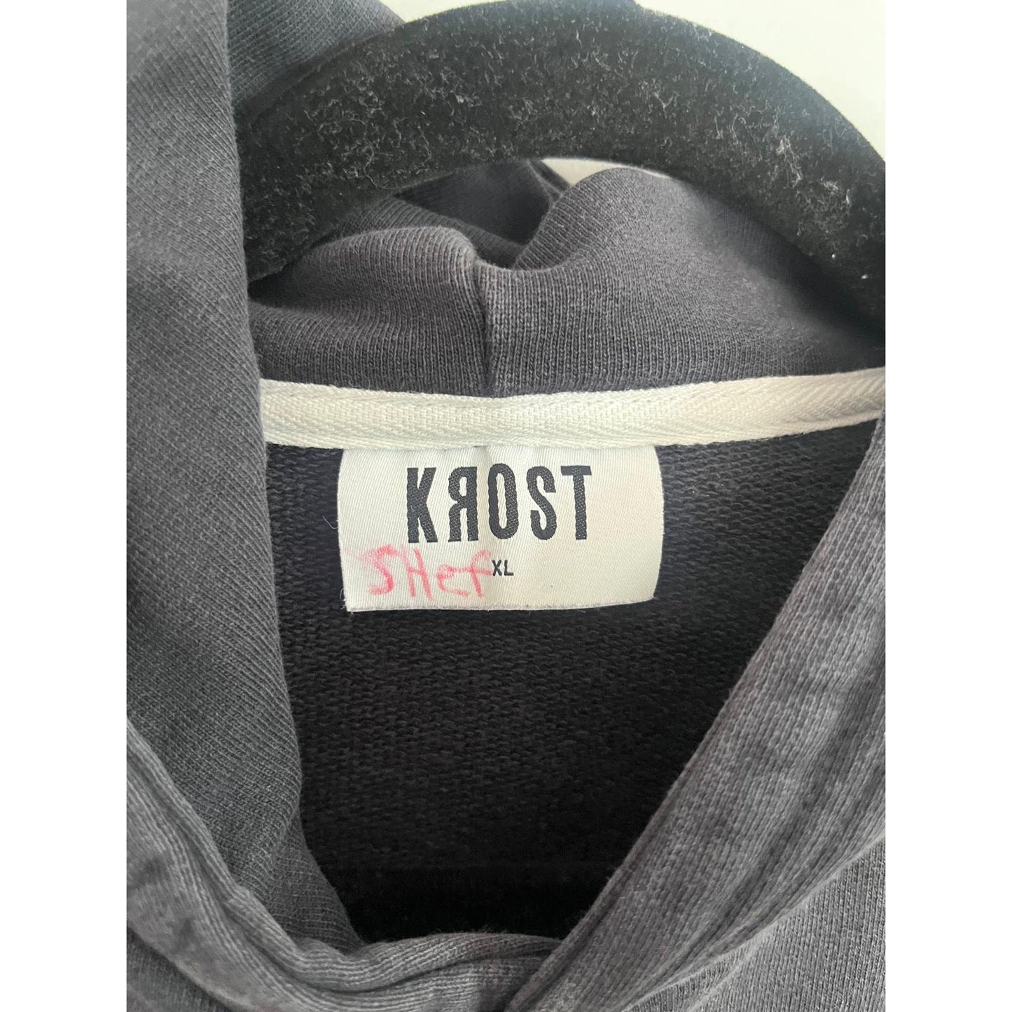 Krost Hoodie Men XL Black Someone Special Support Our Friends Graphic