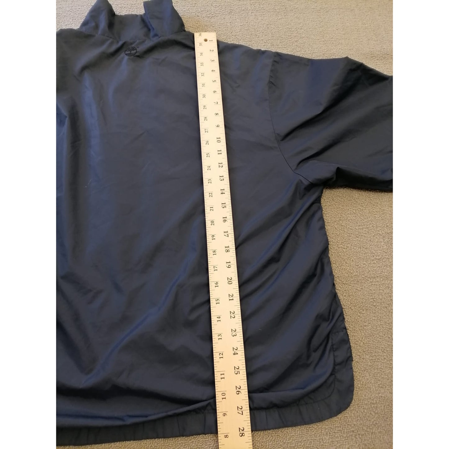 Timberland Large Male Blue Weathergear Full Zip Lightweight Windbreaker Fall