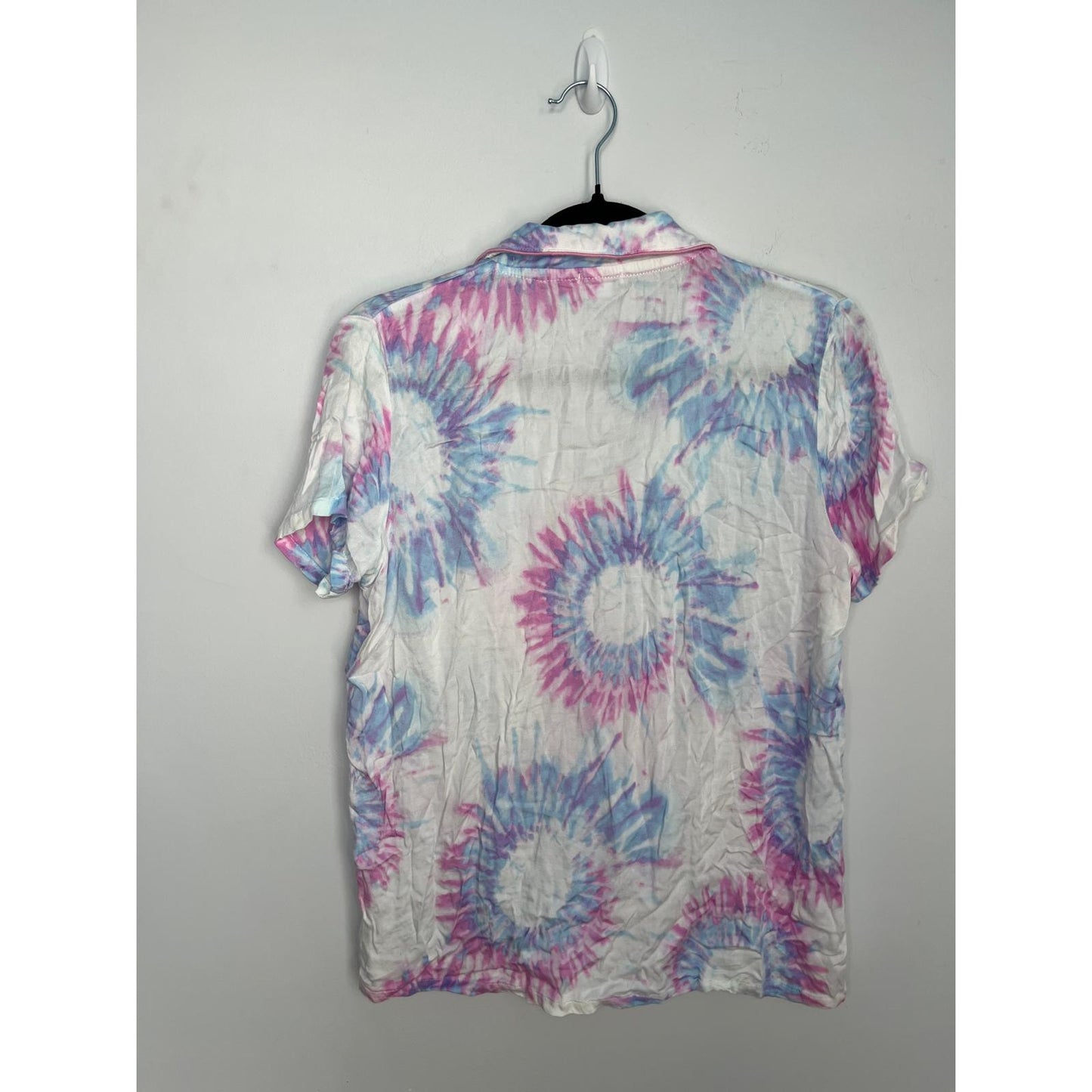 Splendid Tie Dye Pajama Set Women Small Short Sleeve Button Top Shorts