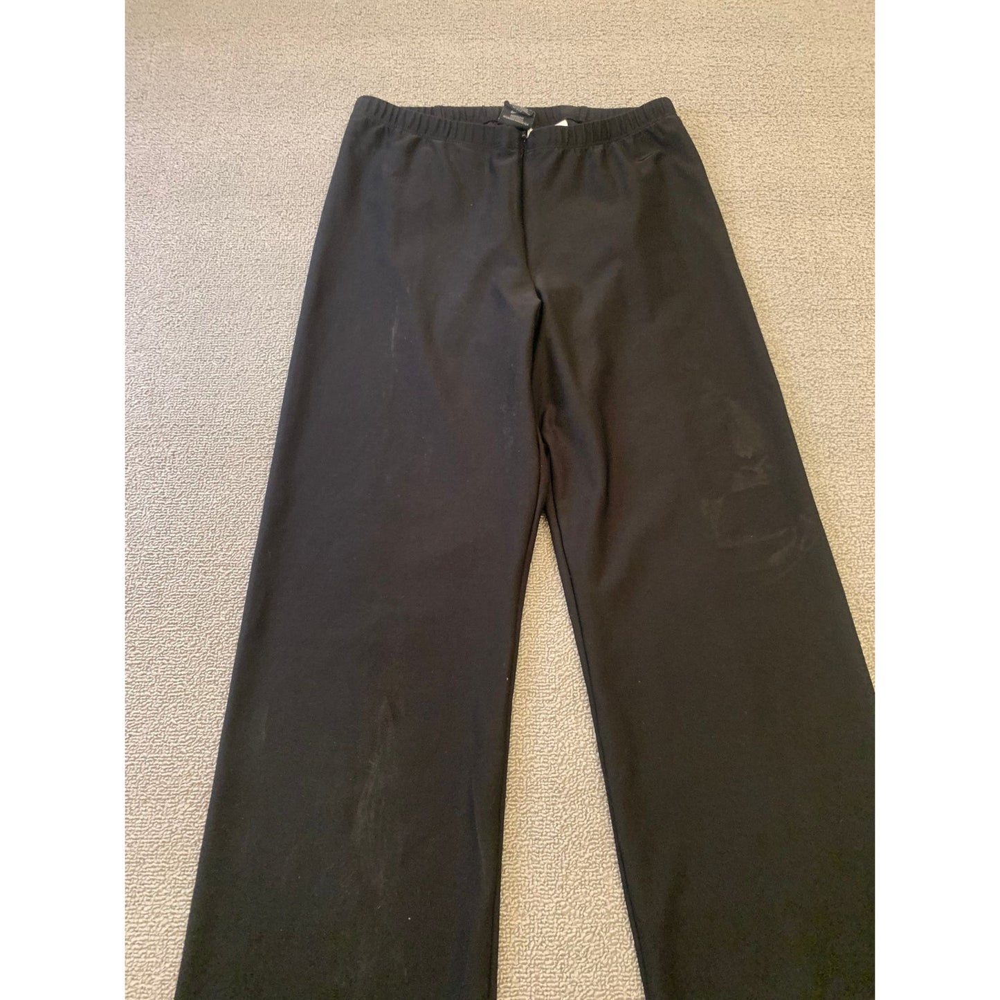 Vintage Nike Women Small Petite Black Straight Leg Pants Made in Taiwan 90's Y2K