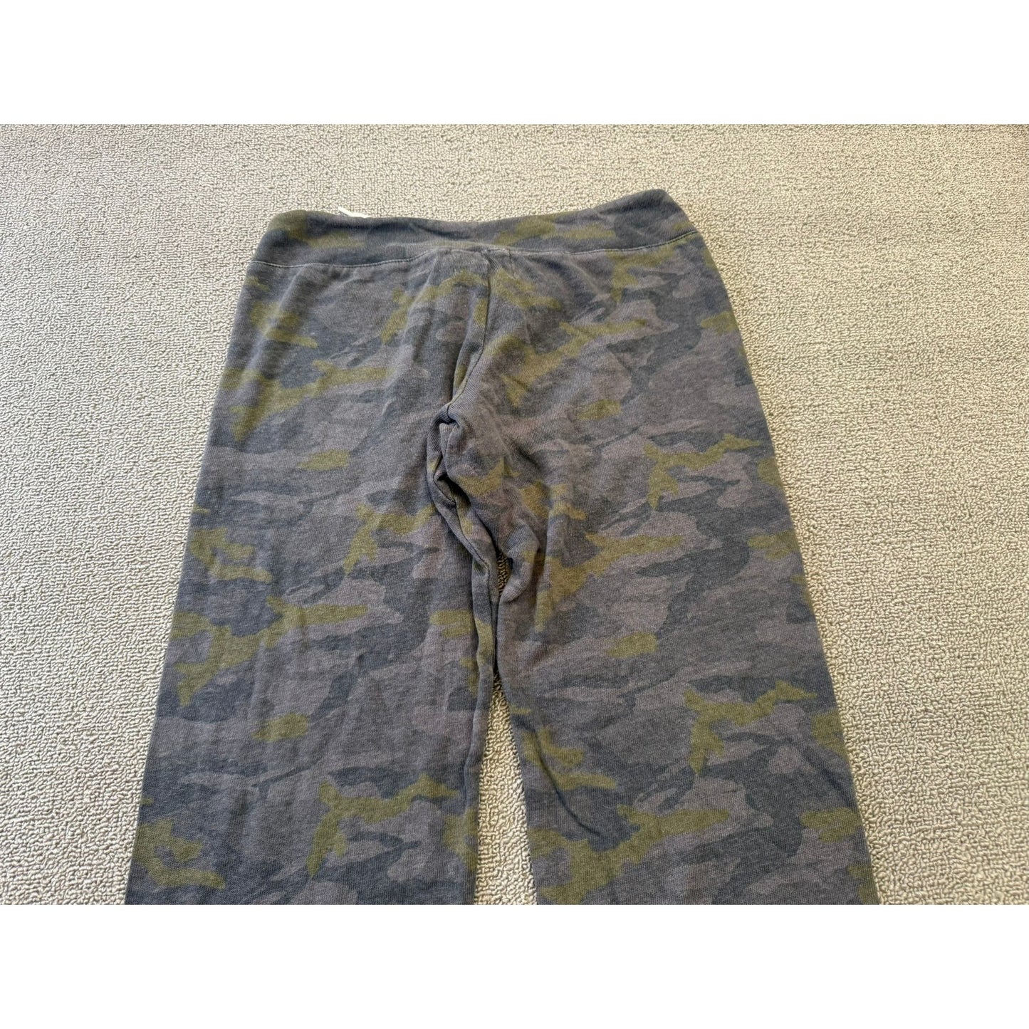 MONROW Women's XS Dark Gray Camo Drawstring Sweatpants Lounge Pants