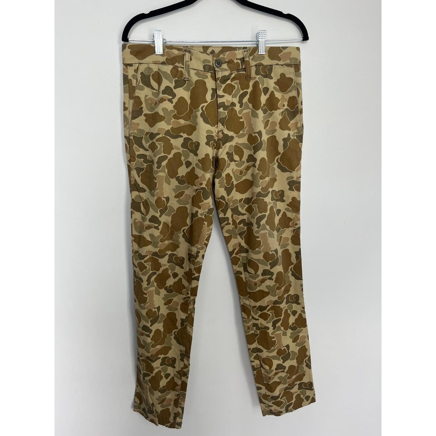 Carhartt Sid Pant Men 31x32 Camouflage Slim Tapered Chino Pants