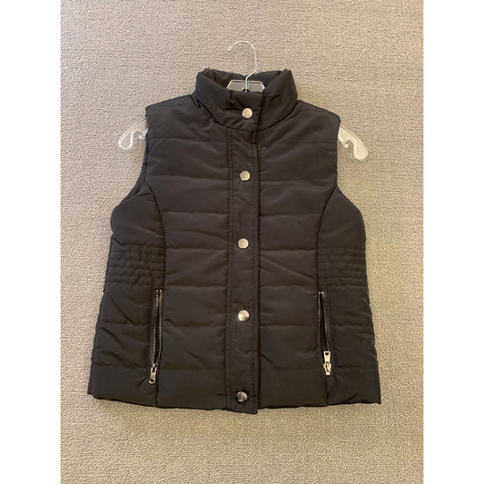 Mayoral Girls Size 12 Black Reversible Puffer Vest Outerwear