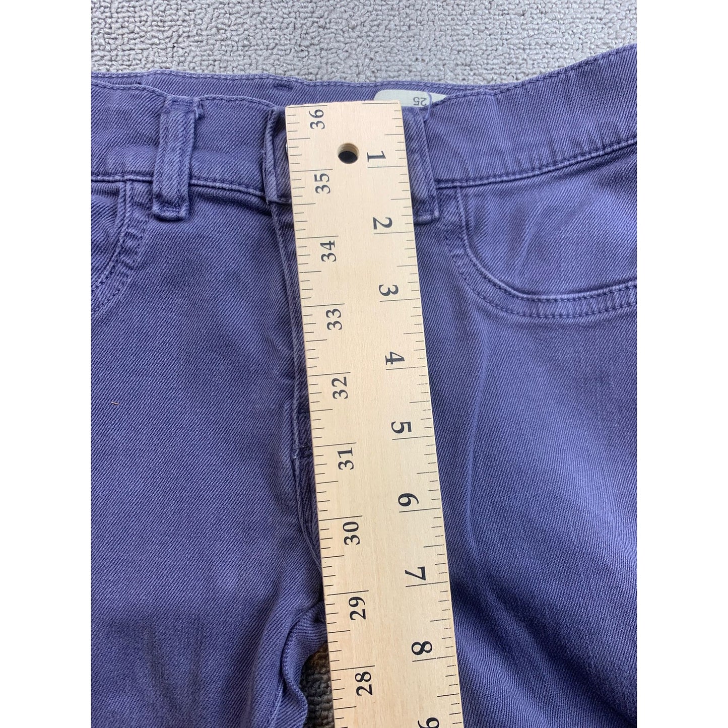 Diesel Livier Jegging Womens W25 Purple Super Slim Low Waist Stretch 0661V