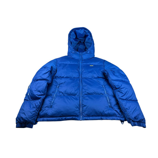 Sample Lacoste Men's Size Medium Blue Puffer Jacket Sample FW 22