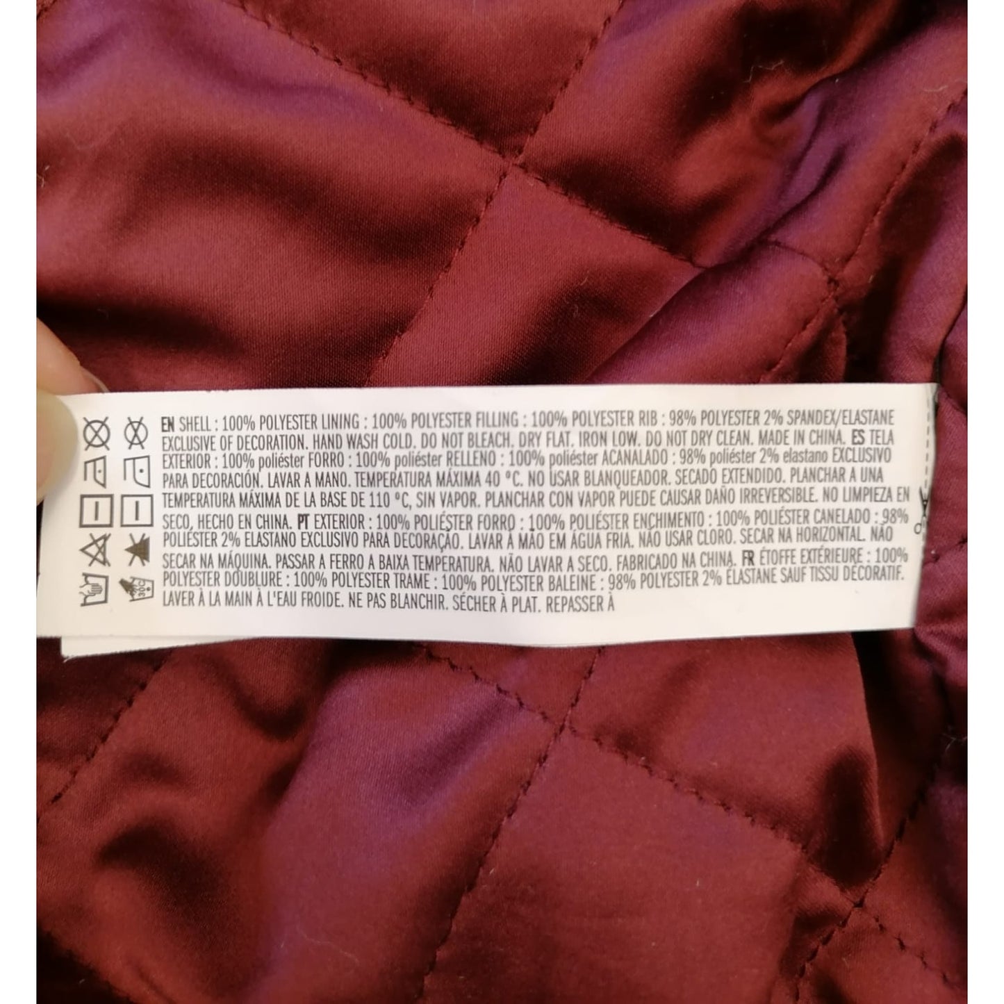 Forever 21 Men XXL Maroon Black Bomber Jacket Stylish Casual Everyday Outerwear