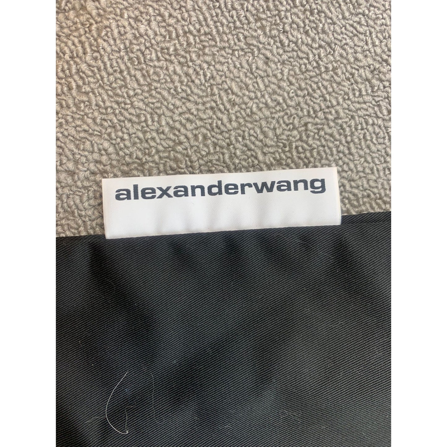 Alexander Wang Large Black Drawstring Dust Bag Storage Protective Travel