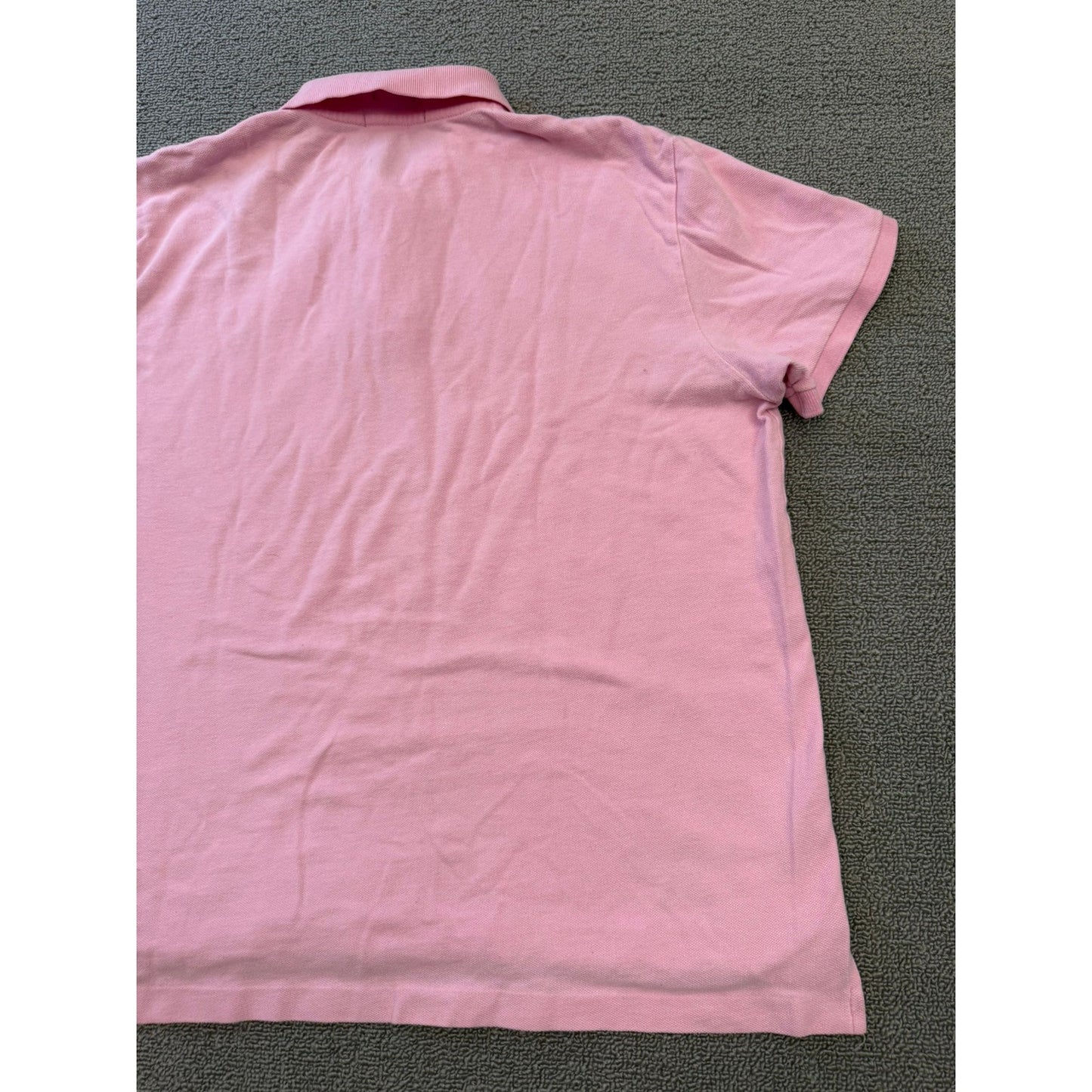 Ralph Lauren XL Pink Polo Shirt Rugby Short Sleeve Collared
