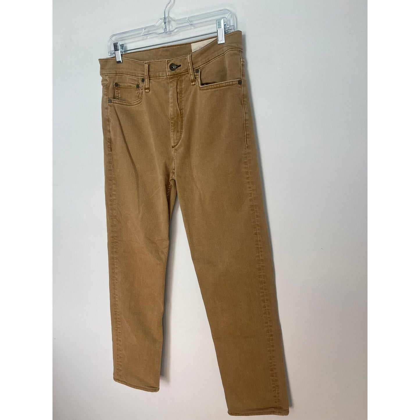 Rag & Bone Slim Fit 2 Men 33x32 Tan Stretch Cotton Pants