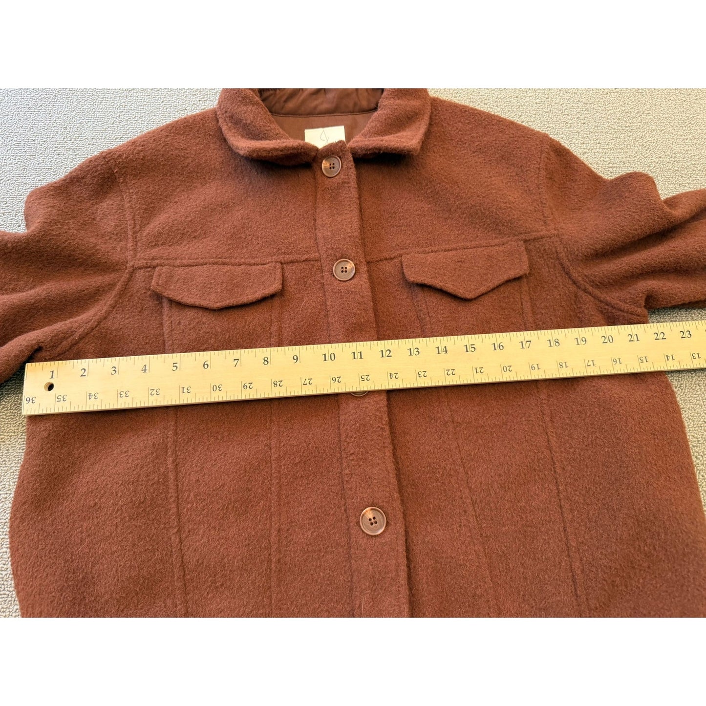 Joie Brown Jacket Women's Size L/G Button Up Outerwear