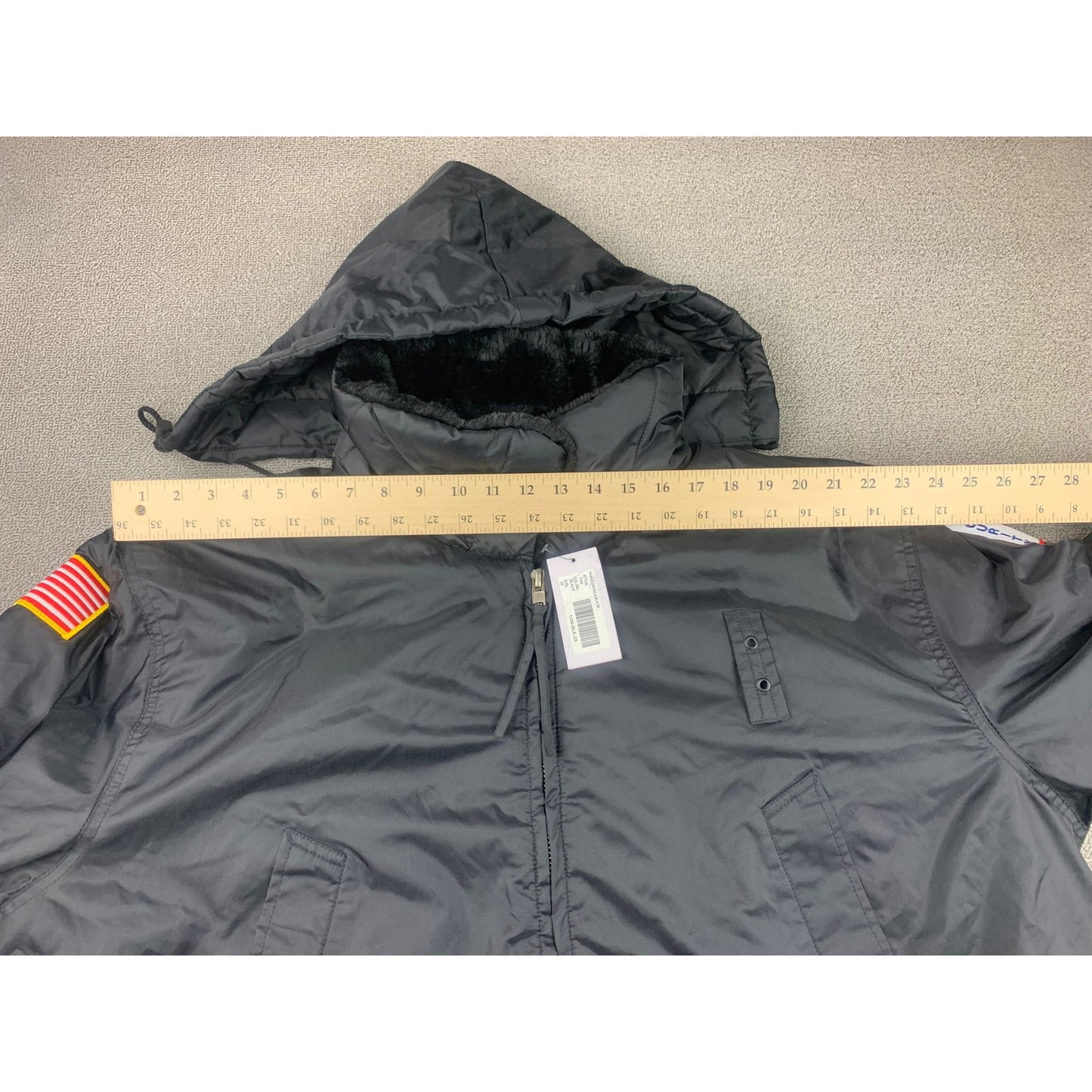 National Patrol Mens 2XL Black Jacket All Weather Puffer