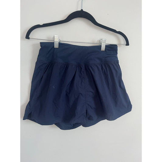 Madewell MWL Shorts Women S Blue Recycled Nylon Stretch Athletic
