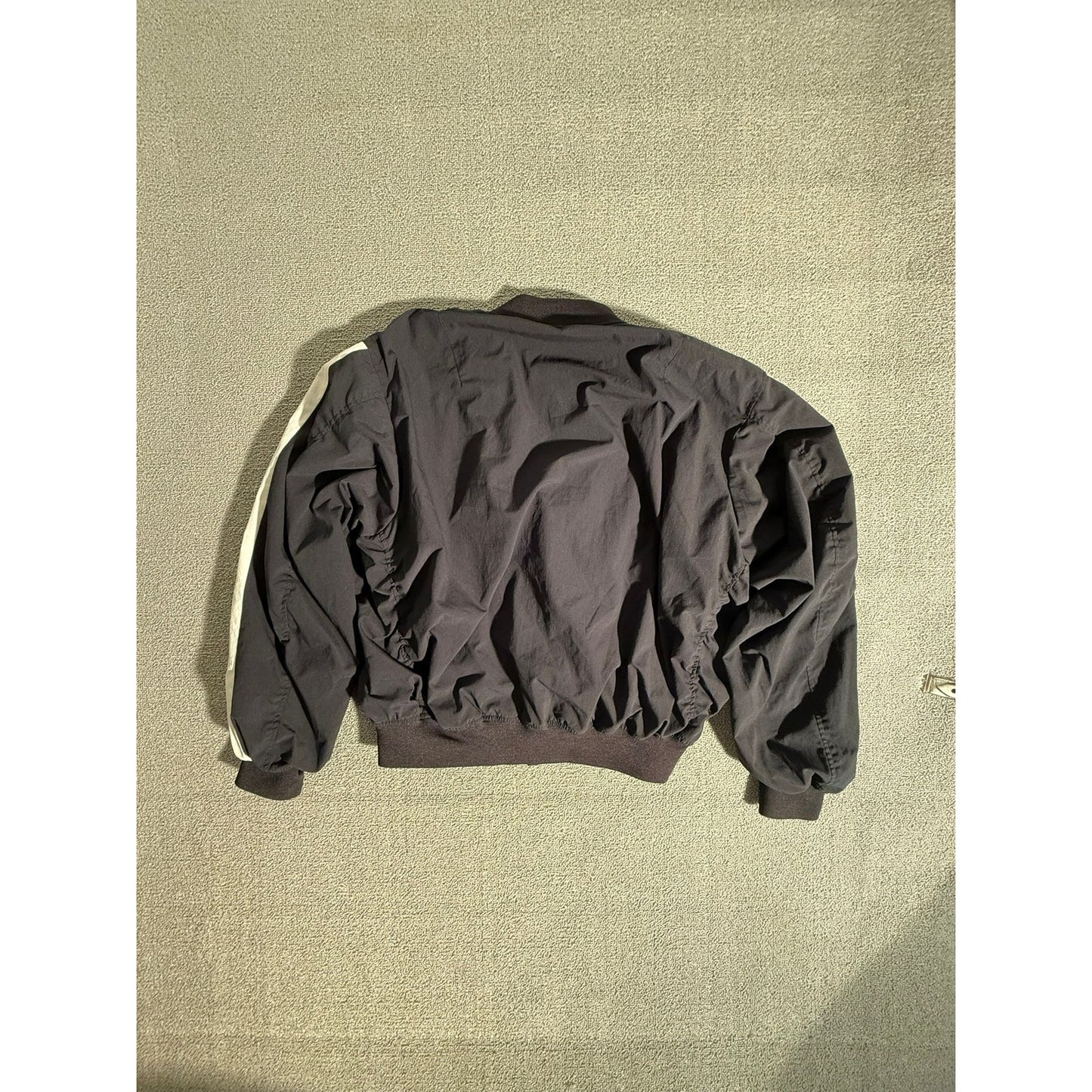 Moussy Studio Wear Black Bomber Women 1 Jacket White Sleeve Stripe Casual