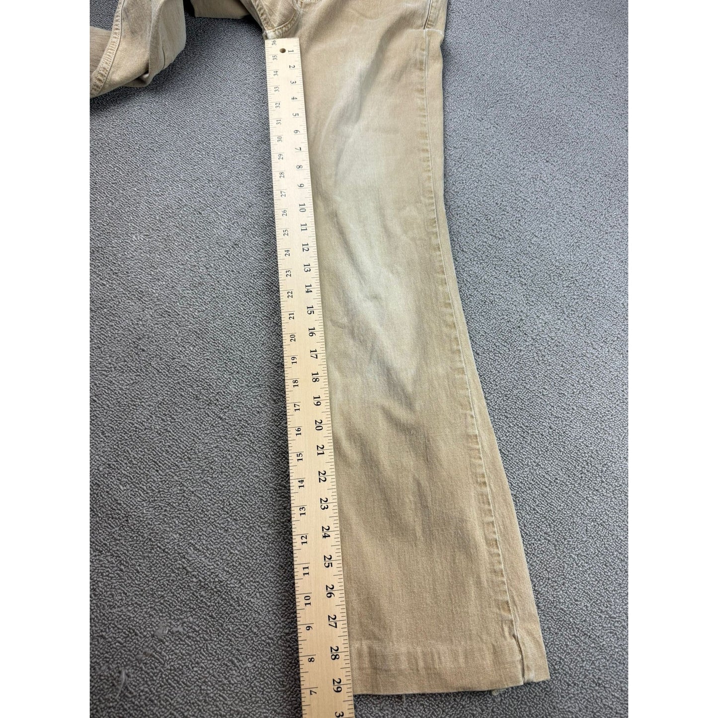 LEI Vintage Women Size 29 Tan Wide-leg Jeans Bell-bottom Denim Pants Y2K
