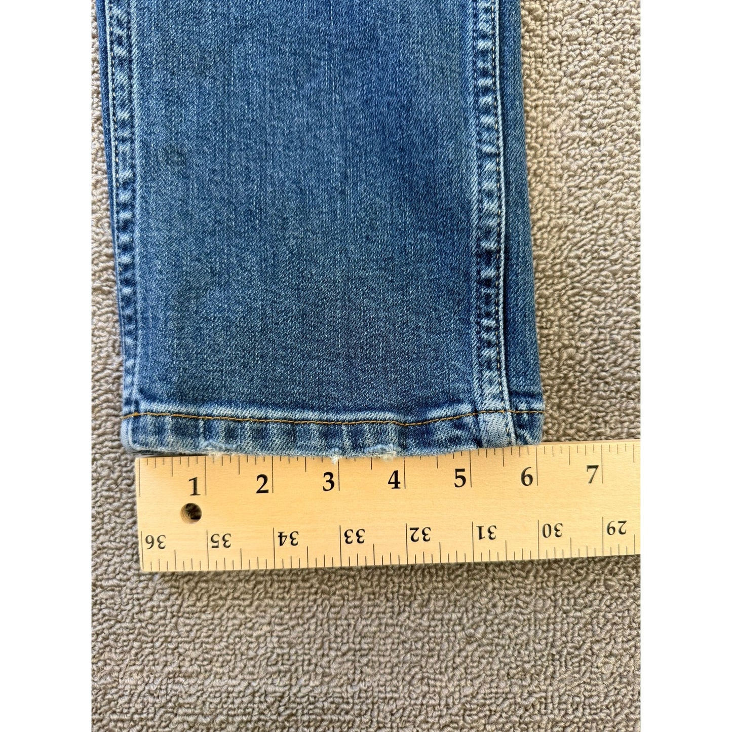 Boyish Womens Jeans Size 25 The Dempsey Straight Leg Blue