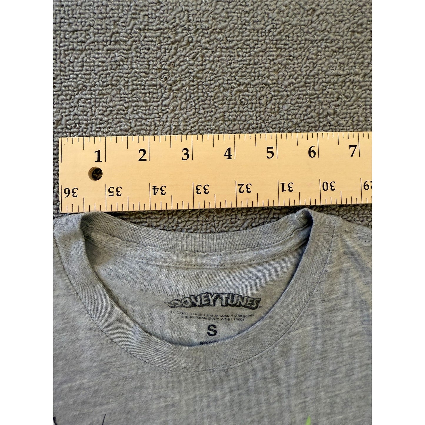 Tweety Bird Looney Tunes Womans Small Gray Short Sleeve T-Shirt