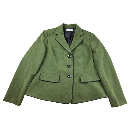 Kasper Women Small Olive Green Blazer Jacket Workwear Business Casual