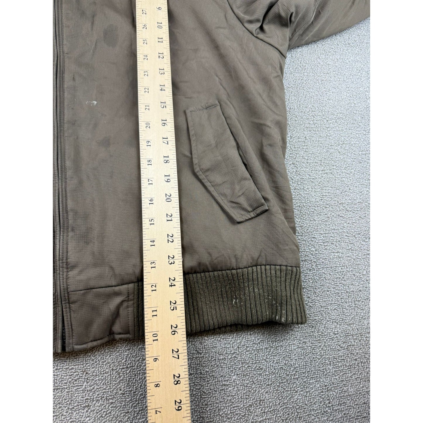 Calvin Klein Men's Size XL Olive Green Full-Zip Bomber Jacket