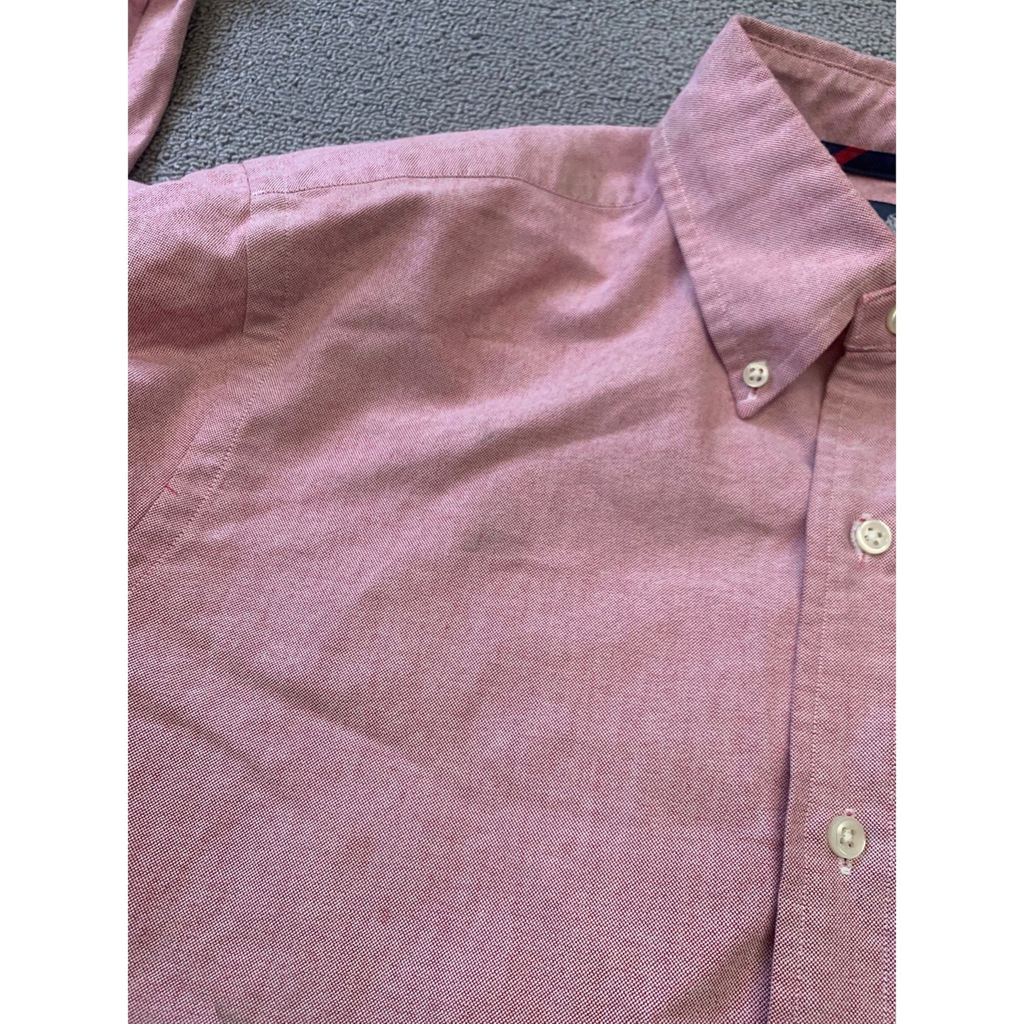 Ralph Lauren Men Large Red Classic Fit Button-up Shirt