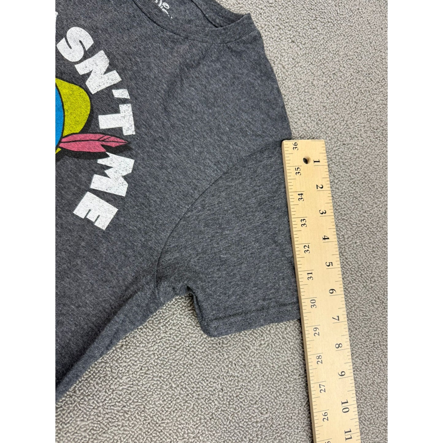 Disney Pinnocchio Women's Small "It Wasn't Me" T-Shirt Tee Short Sleeve Gray