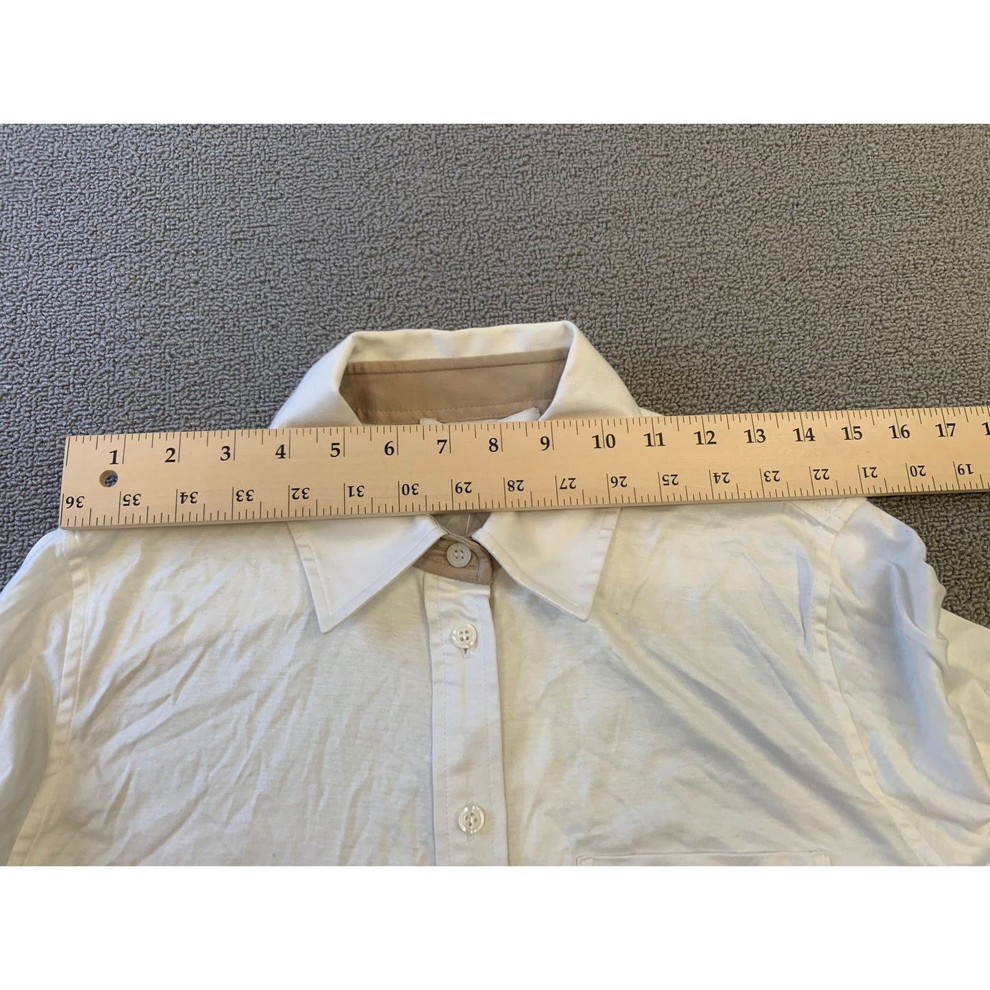 Per Se White Black Striped Button Down Shirt Women 8